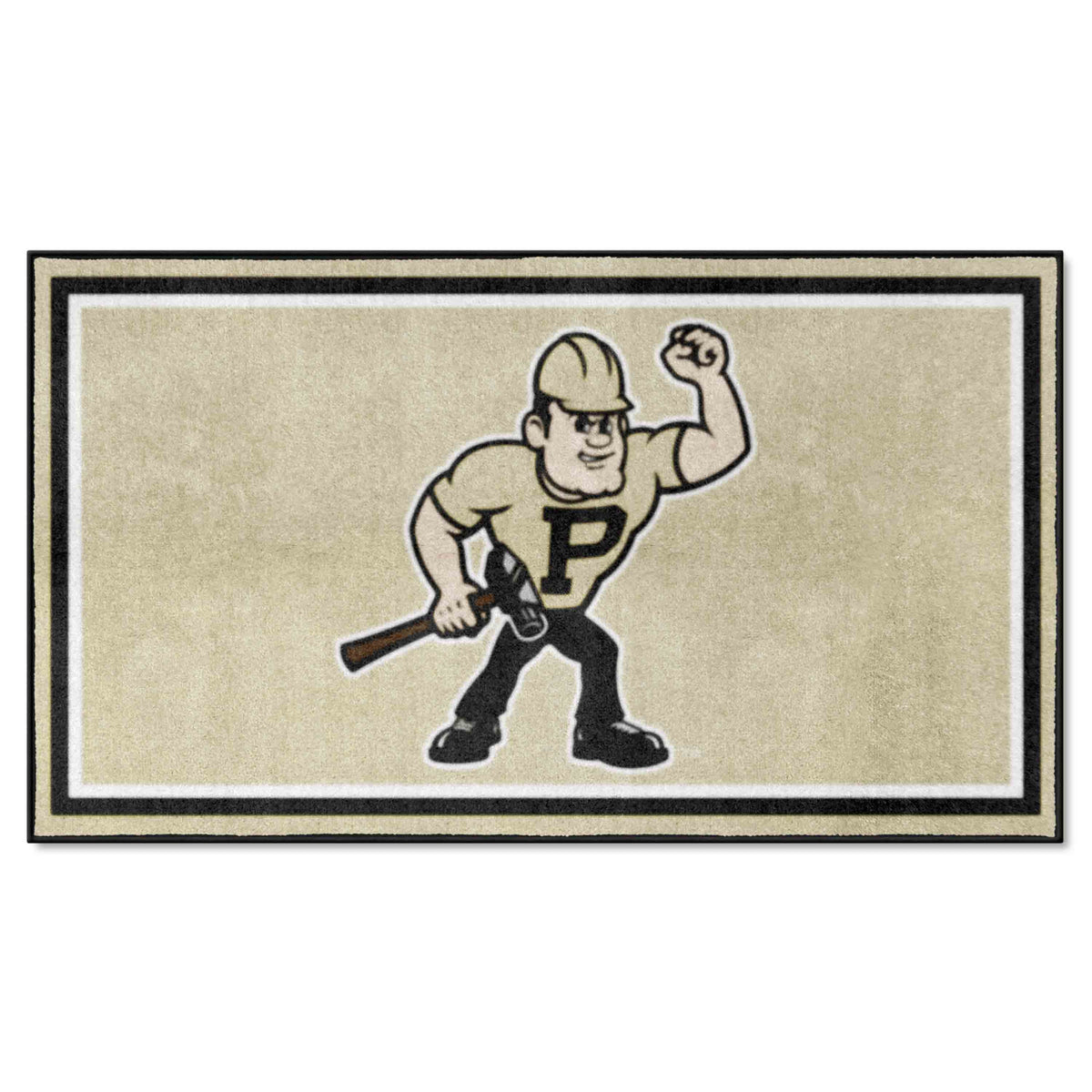 Purdue Boilermakers 3ft. x 5ft. Plush Area Rug