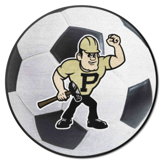 Purdue Boilermakers Soccer Ball Rug - 27in. Diameter