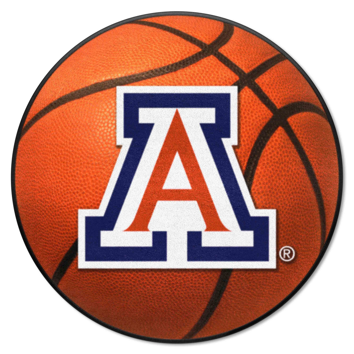 Arizona Wildcats Basketball Rug - 27in. Diameter