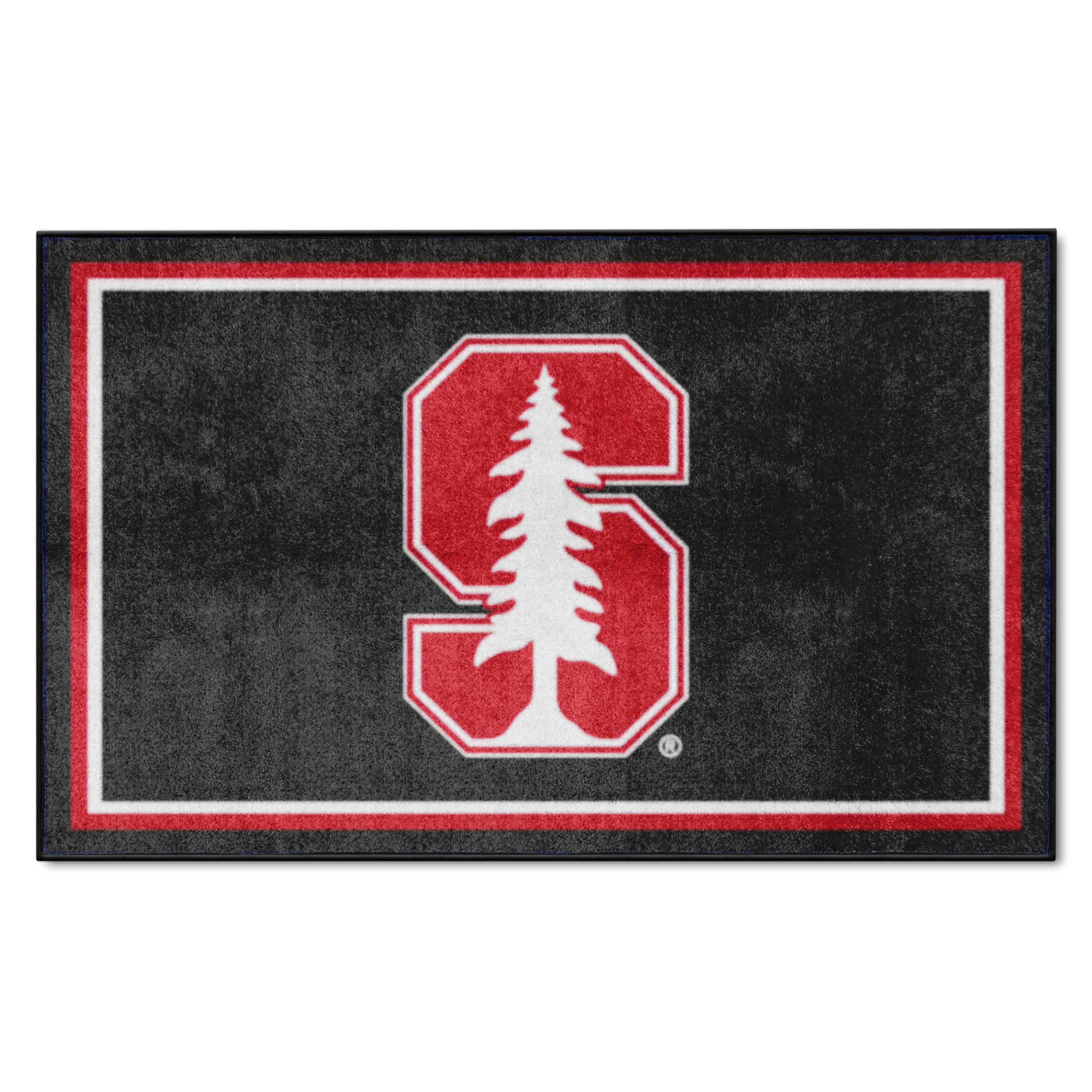 Stanford Cardinal 4ft. x 6ft. Plush Area Rug