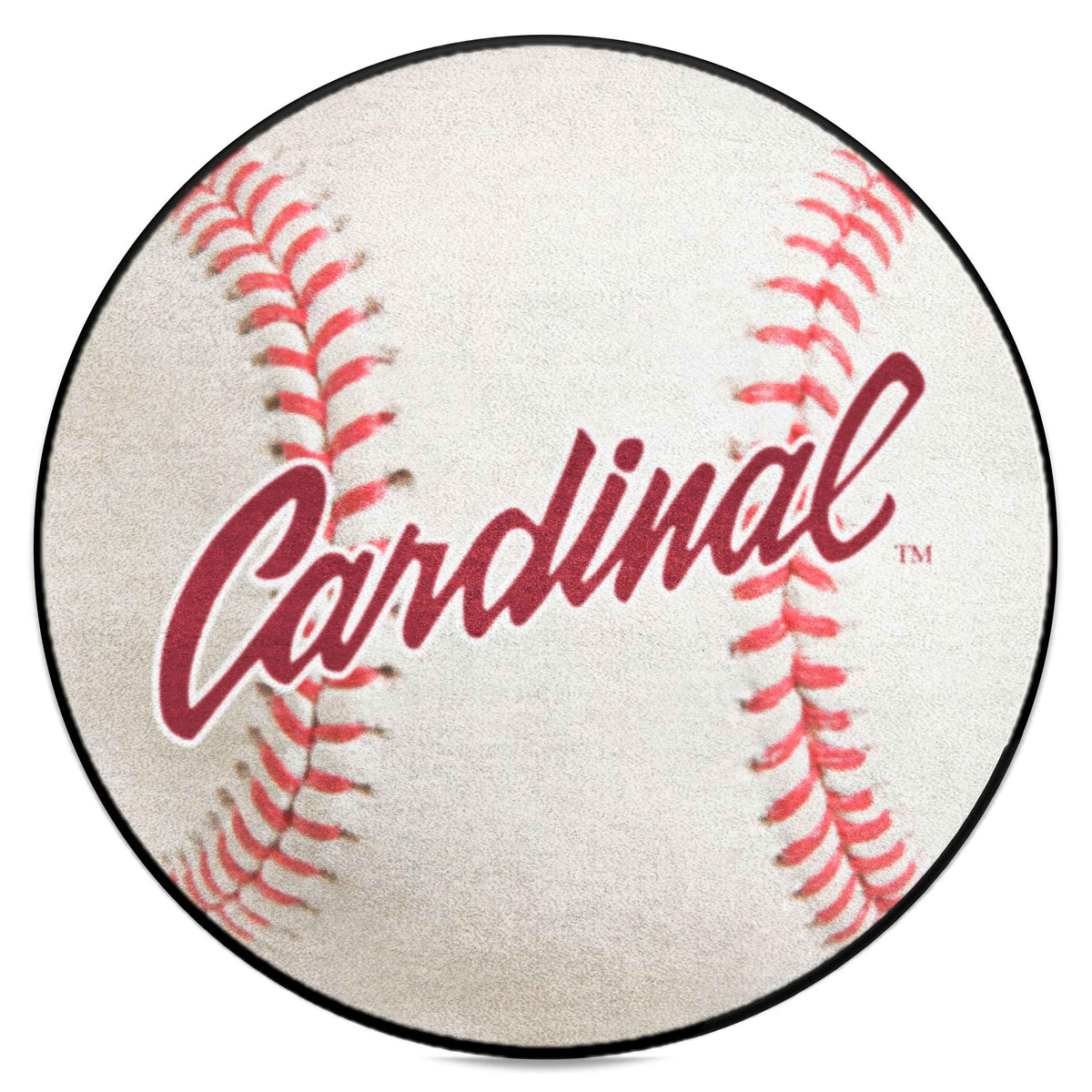 Stanford Cardinal Baseball Rug - 27in. Diameter