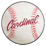 Stanford Cardinal Baseball Rug - 27in. Diameter