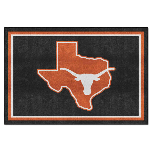 Texas Longhorns 5ft. x 8 ft. Plush Area Rug