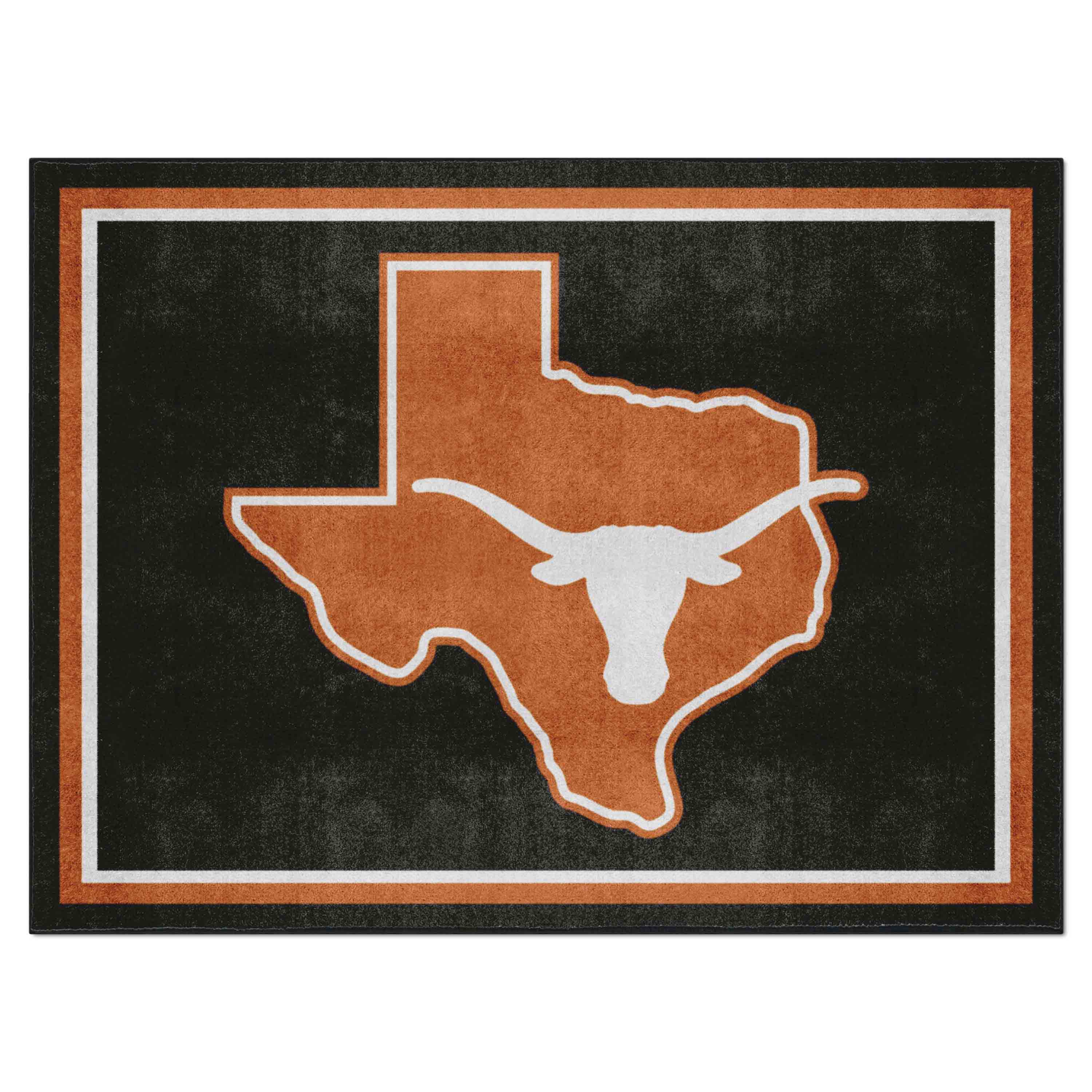 Texas Longhorns 8ft. x 10 ft. Plush Area Rug