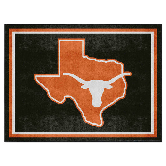 Texas Longhorns 8ft. x 10 ft. Plush Area Rug