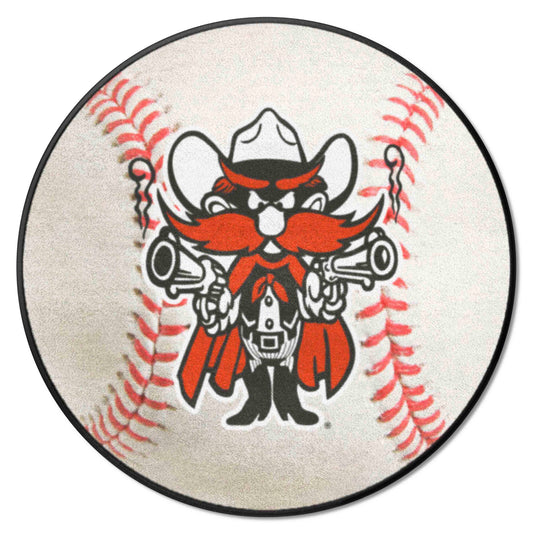 Texas Tech Red Raiders Baseball Rug - 27in. Diameter