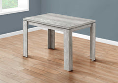 47" Gray Dining Table - Homeroots