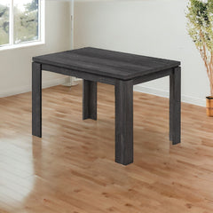 47" Black Dining Table - Homeroots