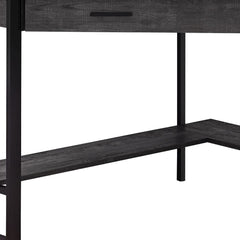 42" Black Corner Computer Desk - Homeroots