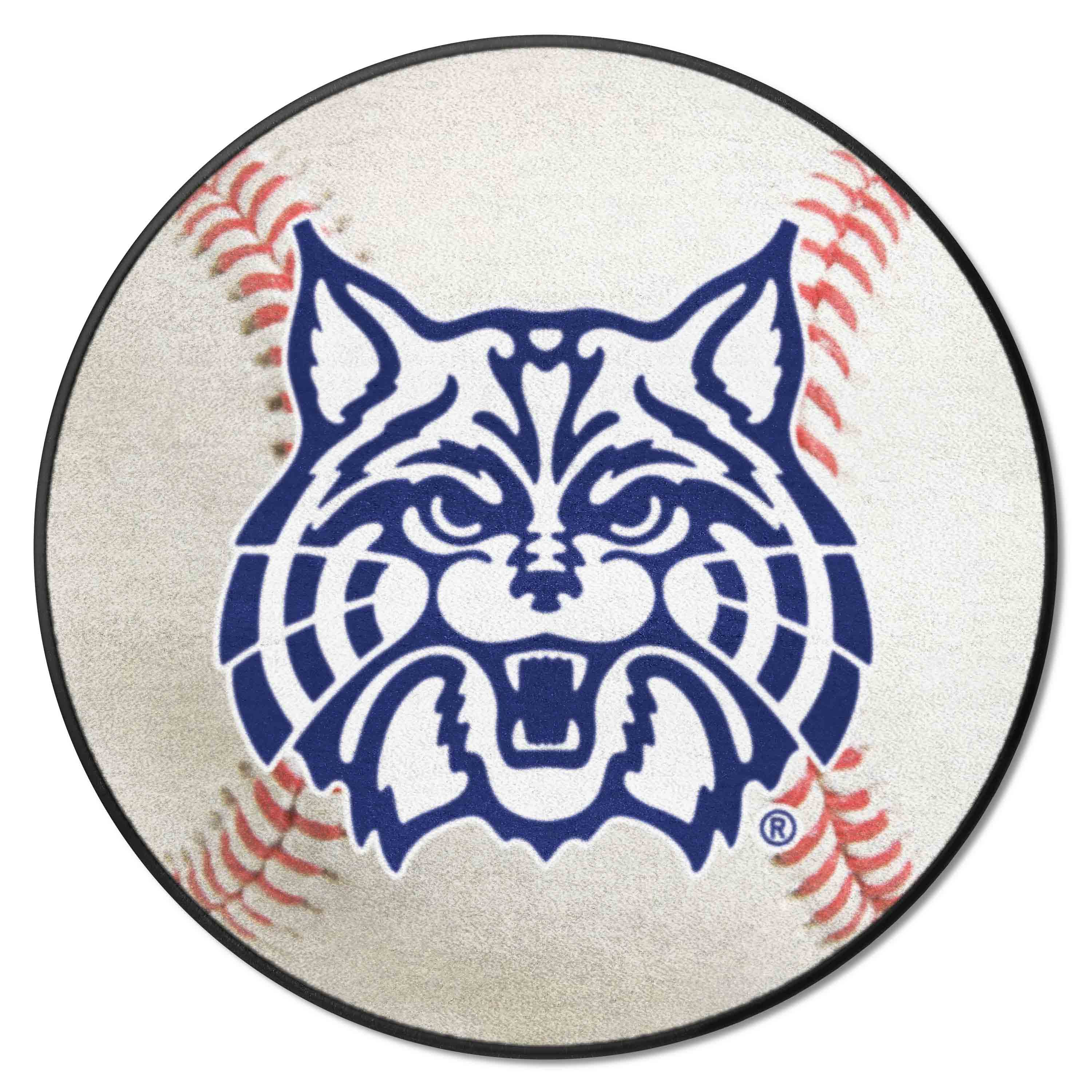 Arizona Wildcats Baseball Rug - 27in. Diameter