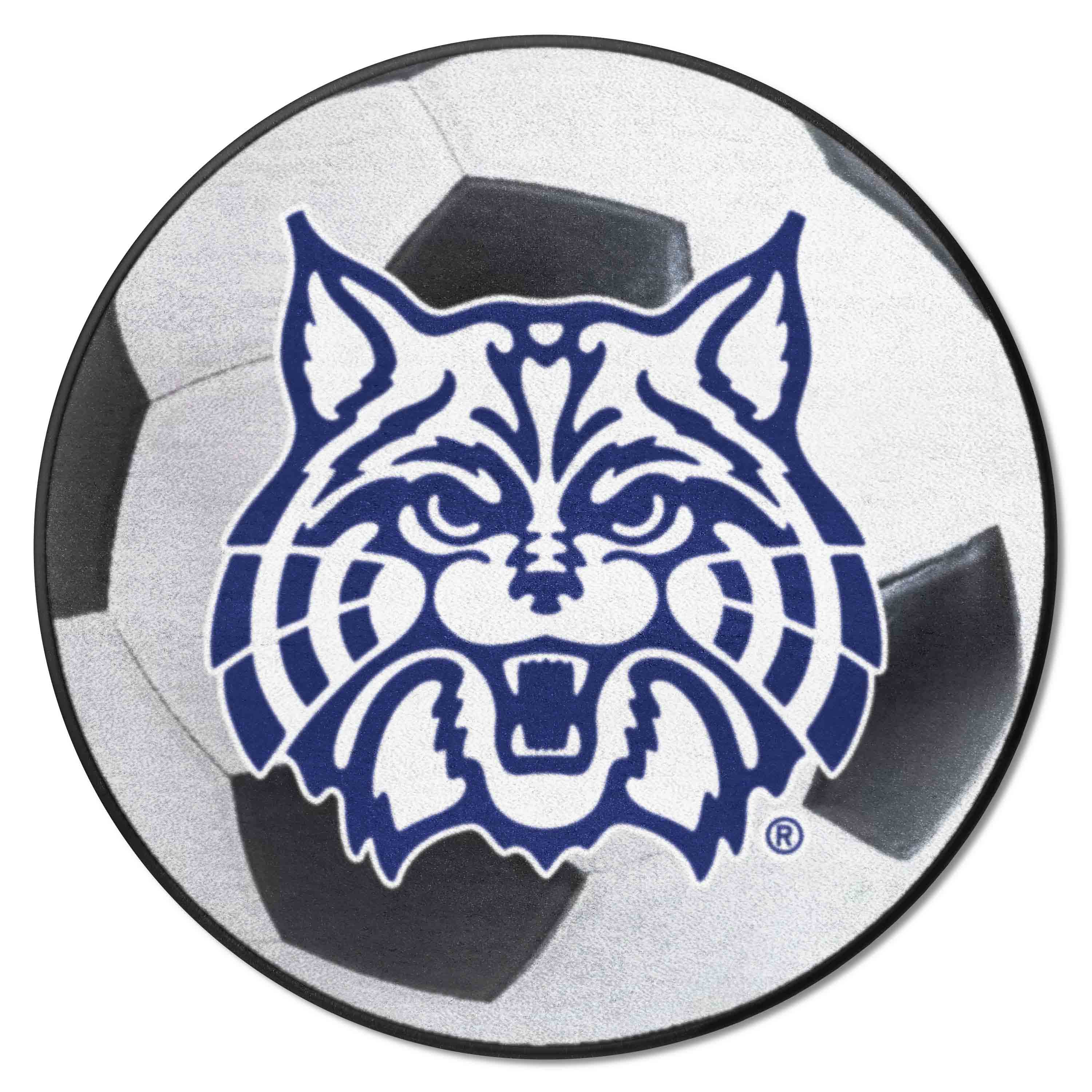 Arizona Wildcats Soccer Ball Rug - 27in. Diameter