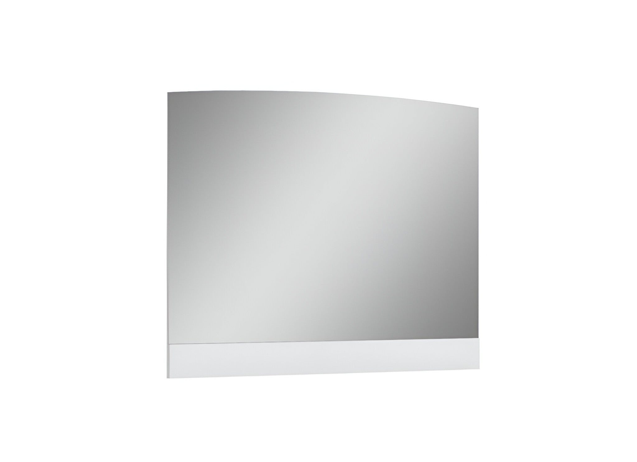 45"  White Partial Frame Dresser Mirror - Homeroots