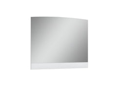 45"  White Partial Frame Dresser Mirror - Homeroots