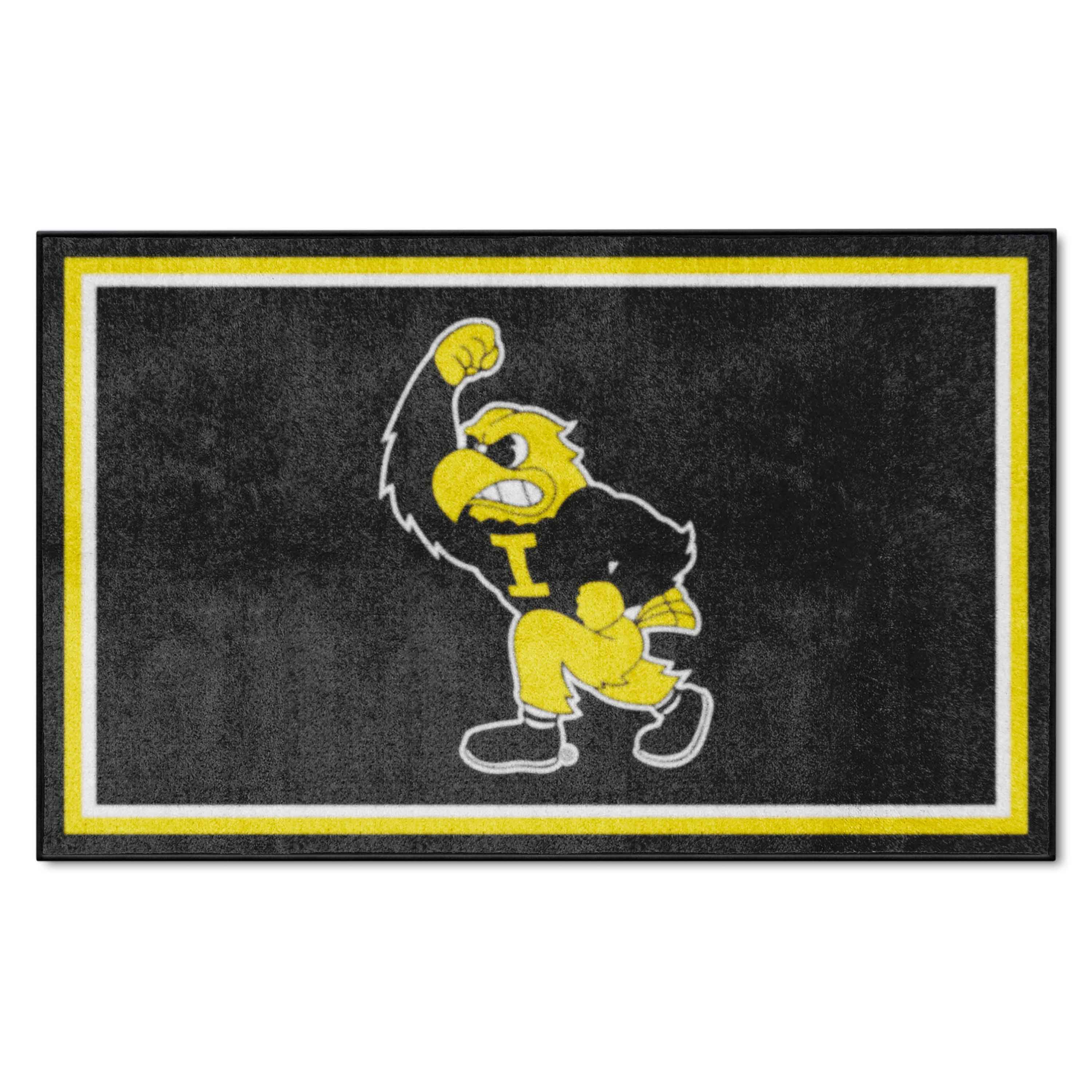 Iowa Hawkeyes 4ft. x 6ft. Plush Area Rug