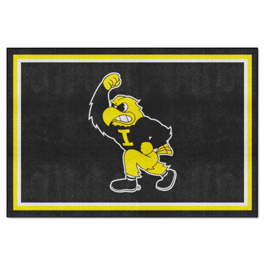 Iowa Hawkeyes 5ft. x 8 ft. Plush Area Rug