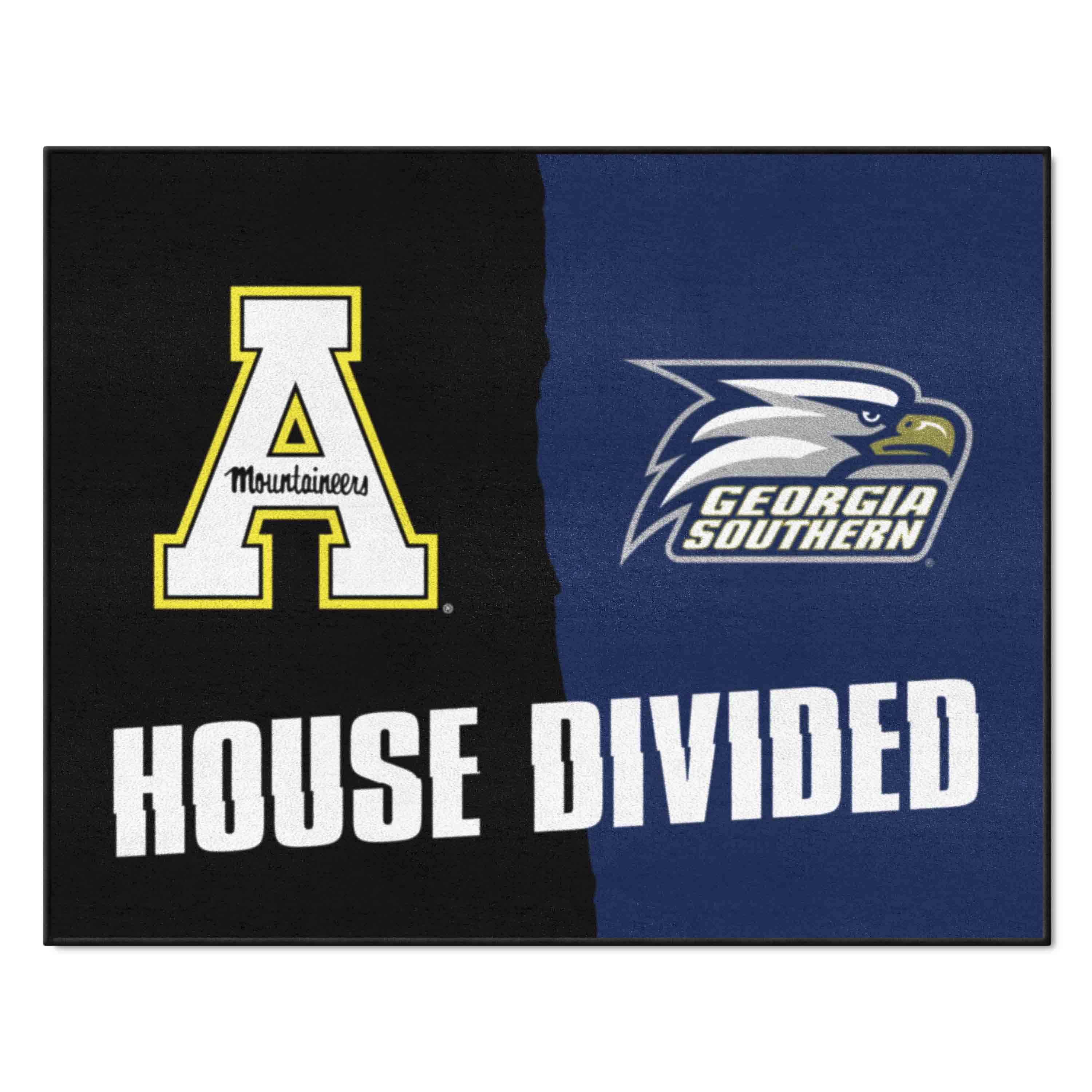 Appalachian State Mountaineers House Divided Rug - 34 in. x 42.5 in.