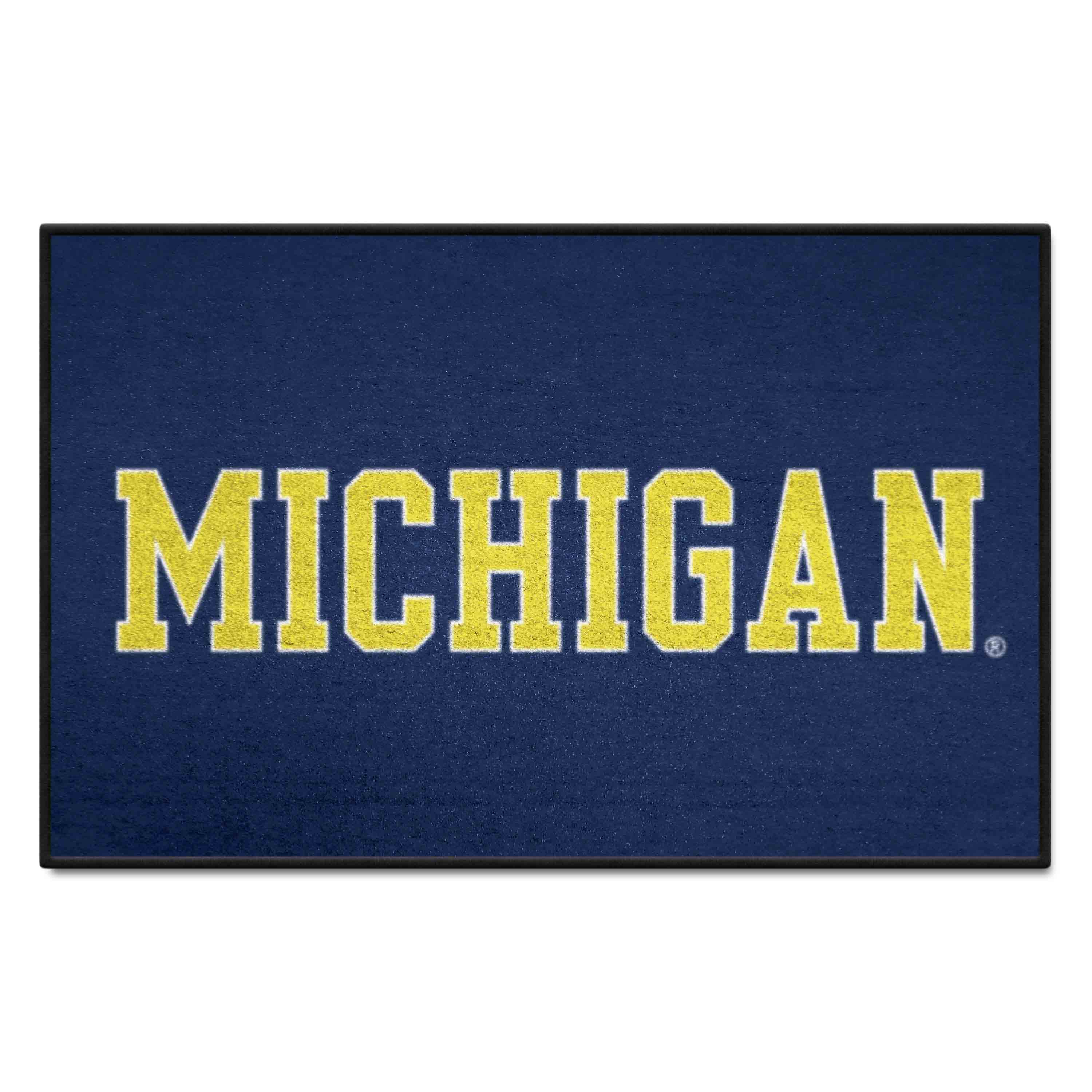 Michigan Wolverines Starter Mat Accent Rug - 19in. x 30in.