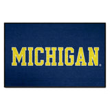 Michigan Wolverines Starter Mat Accent Rug - 19in. x 30in.