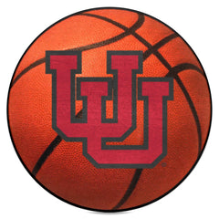 Utah Utes Basketball Rug - 27in. Diameter