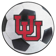 Utah Utes Soccer Ball Rug - 27in. Diameter - Utah