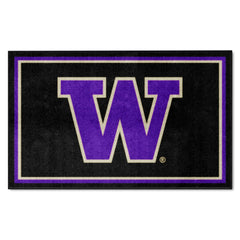 Washington Huskies 4ft. x 6ft. Plush Area Rug