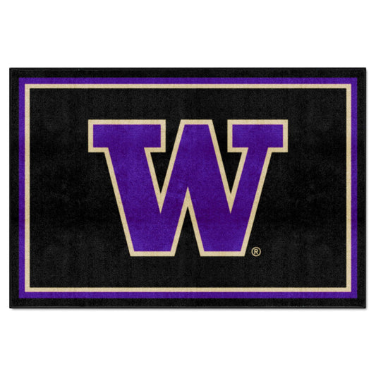 Washington Huskies 5ft. x 8 ft. Plush Area Rug