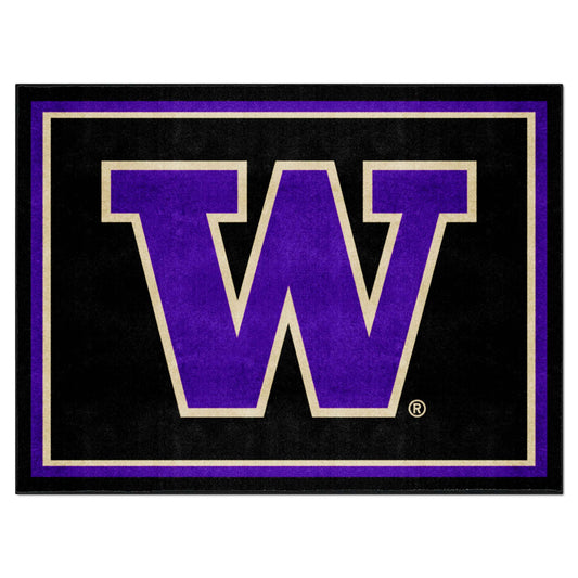 Washington Huskies 8ft. x 10 ft. Plush Area Rug