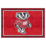 Wisconsin Badgers 5ft. x 8 ft. Plush Area Rug