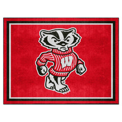 Wisconsin Badgers 8ft. x 10 ft. Plush Area Rug