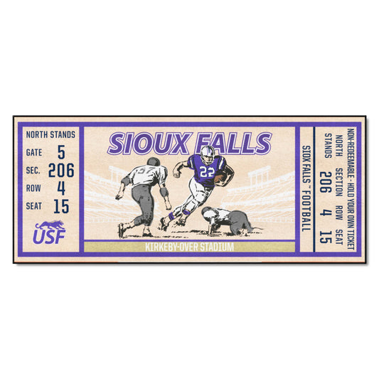 University of Sioux Falls Ticket Runner Rug - 30in. x 72in.