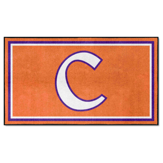 Clemson Tigers 3ft. x 5ft. Plush Area Rug