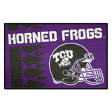 TCU Horned Frogs Starter Mat Accent Rug - 19in. x 30in., Uniform Design