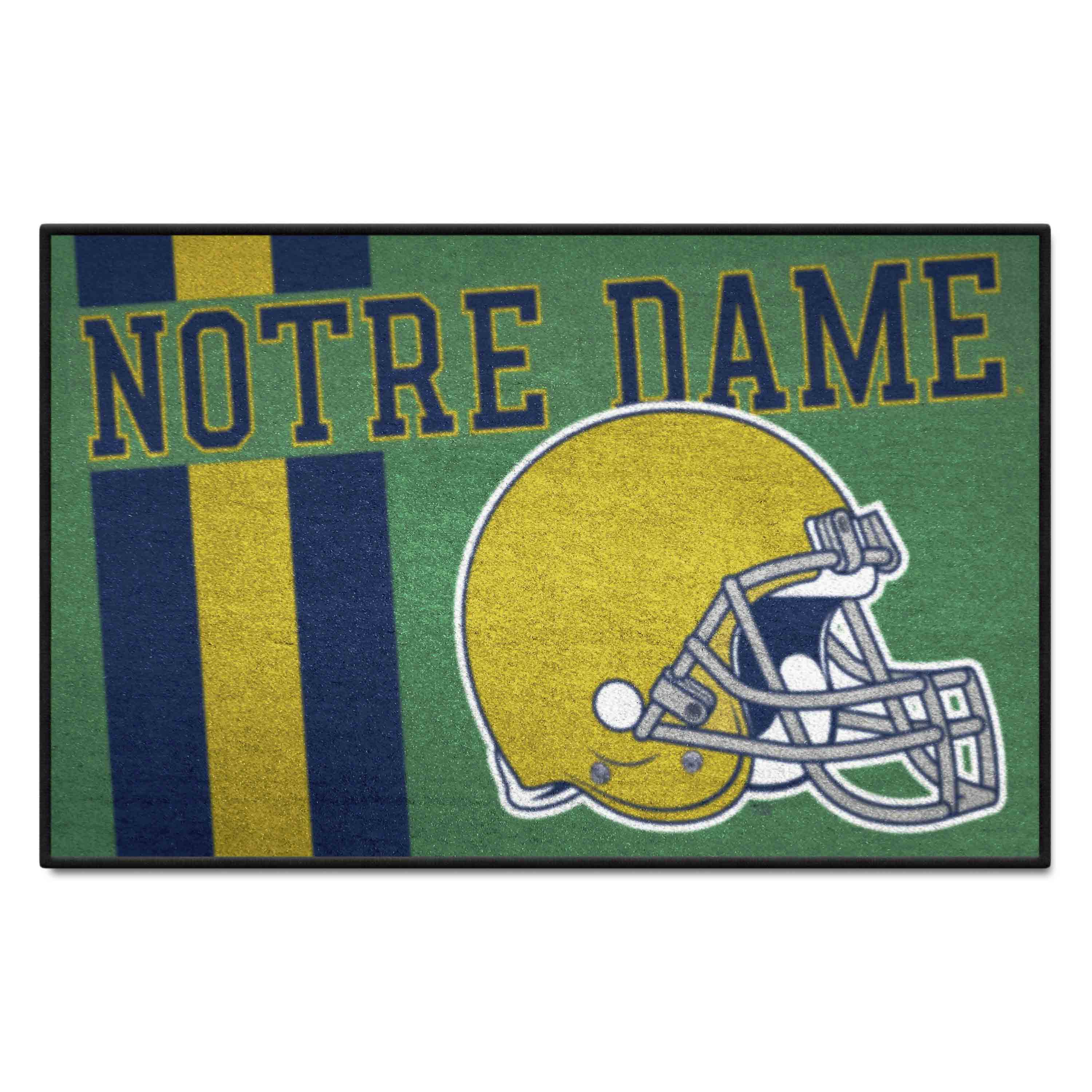 Notre Dame Fighting Irish Starter Mat Accent Rug - 19in. x 30in., Uniform Design