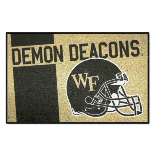 Alfombra decorativa de inicio Wake Forest Demon Deacons - 19 x 30 pulgadas.