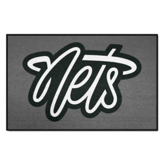 Brooklyn Nets Starter Mat Accent Rug - 19in. x 30in. - Brooklyn Nets