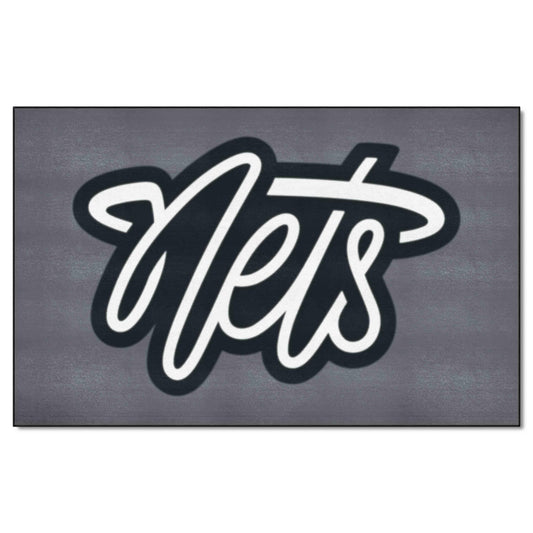 Brooklyn Nets Ulti-Mat Rug - 5ft. x 8ft. - Brooklyn Nets