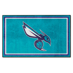 Charlotte Hornets 4ft. x 6ft. Plush Area Rug - Charlotte Hornets