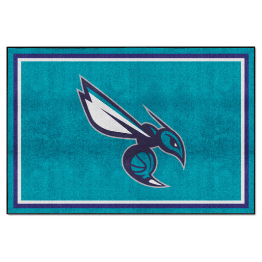 Charlotte Hornets 5ft. x 8 ft. Plush Area Rug - Charlotte Hornets