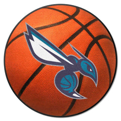 Charlotte Hornets Basketball Rug - 27in. Diameter - Charlotte Hornets