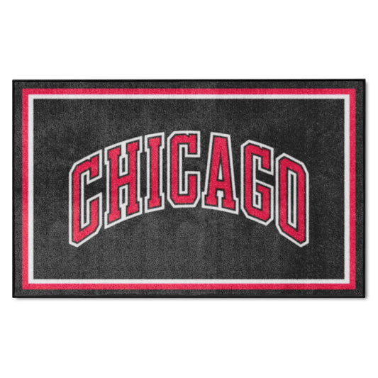 Chicago Bulls 4ft. x 6ft. Plush Area Rug - Chicago Bulls