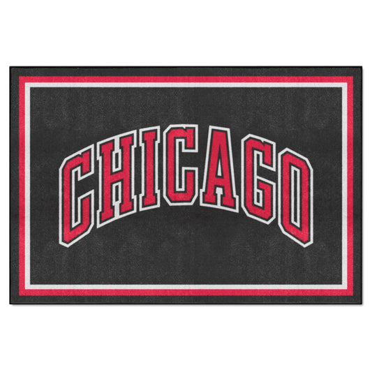 Chicago Bulls 5ft. x 8 ft. Plush Area Rug - Chicago Bulls