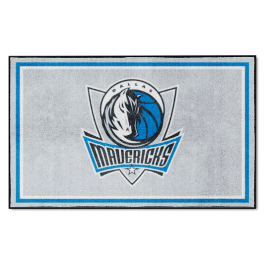 Dallas Mavericks 4ft. x 6ft. Plush Area Rug - Dallas Mavericks