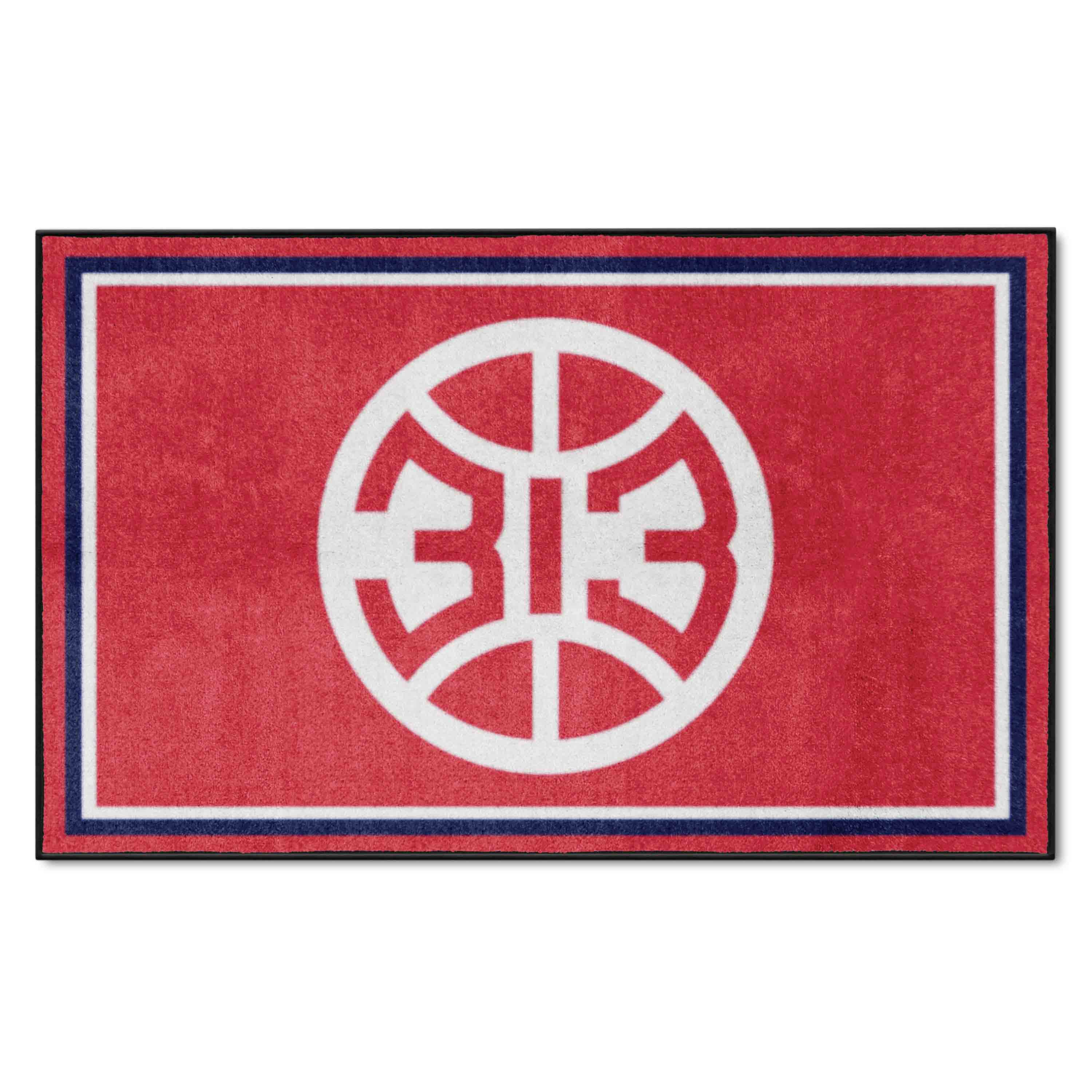 Detroit Pistons 4ft. x 6ft. Plush Area Rug