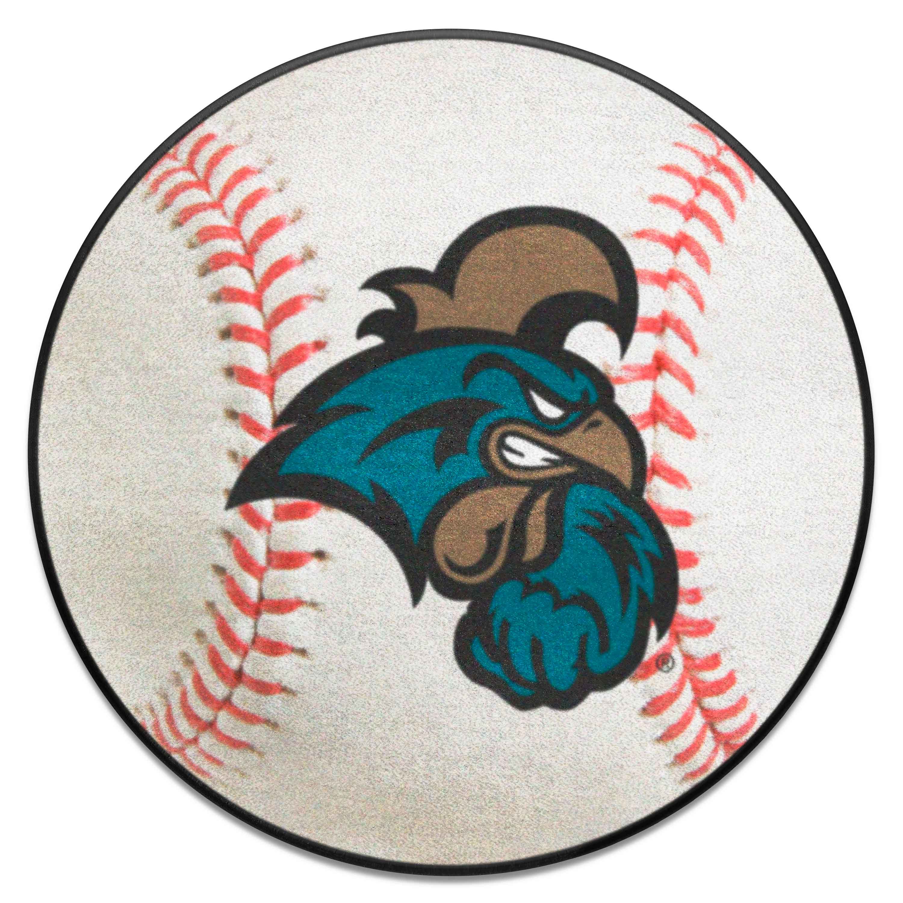 Coastal Carolina Chanticleers Baseball Rug - 27in. Diameter