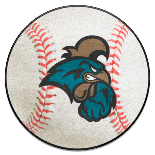 Coastal Carolina Chanticleers Baseball Rug - 27in. Diameter - Coastal Carolina