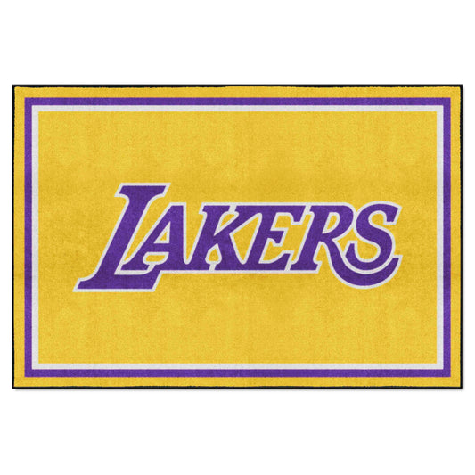 Los Angeles Lakers 5ft. x 8 ft. Plush Area Rug