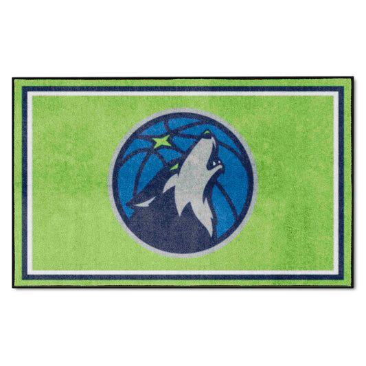 Minnesota Timberwolves 4ft. x 6ft. Plush Area Rug