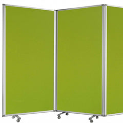 212 X 1 X 71 Green Metal 6 Panel Screen