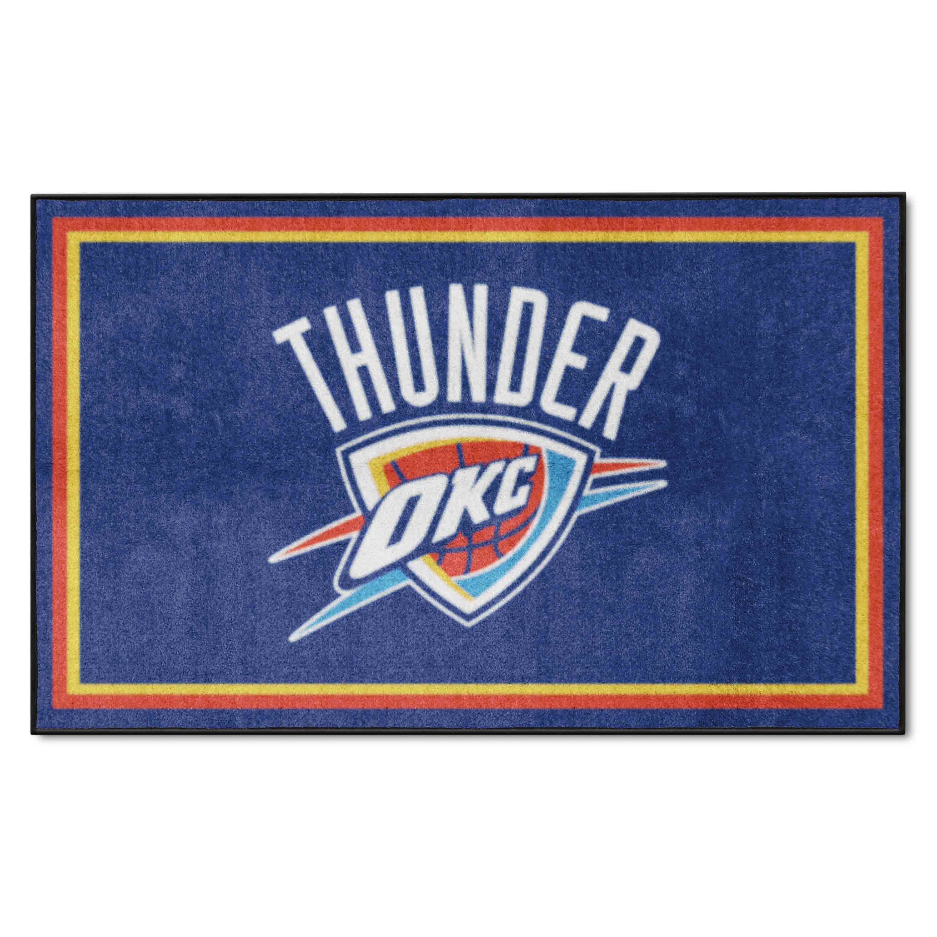 Oklahoma City Thunder 4ft. x 6ft. Plush Area Rug - Oklahoma City Thunder