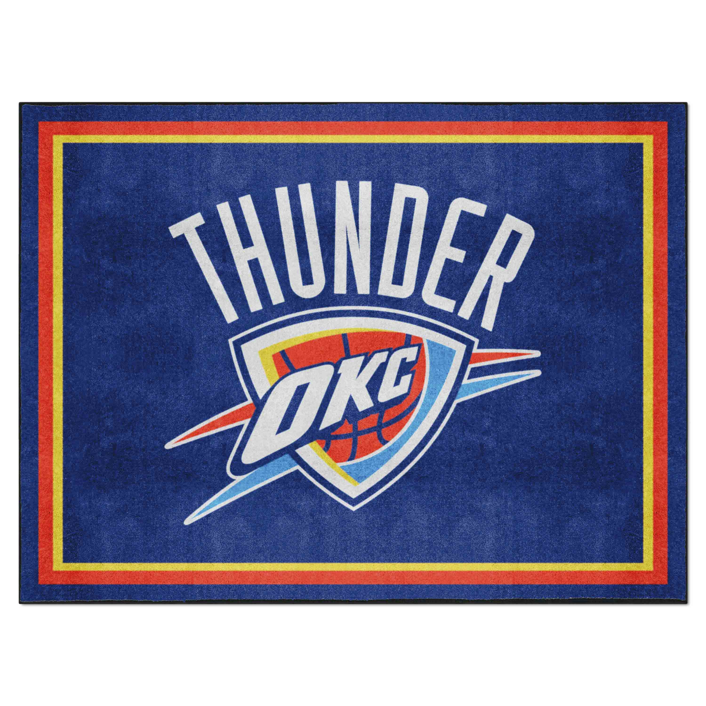 Oklahoma City Thunder 8ft. x 10 ft. Plush Area Rug